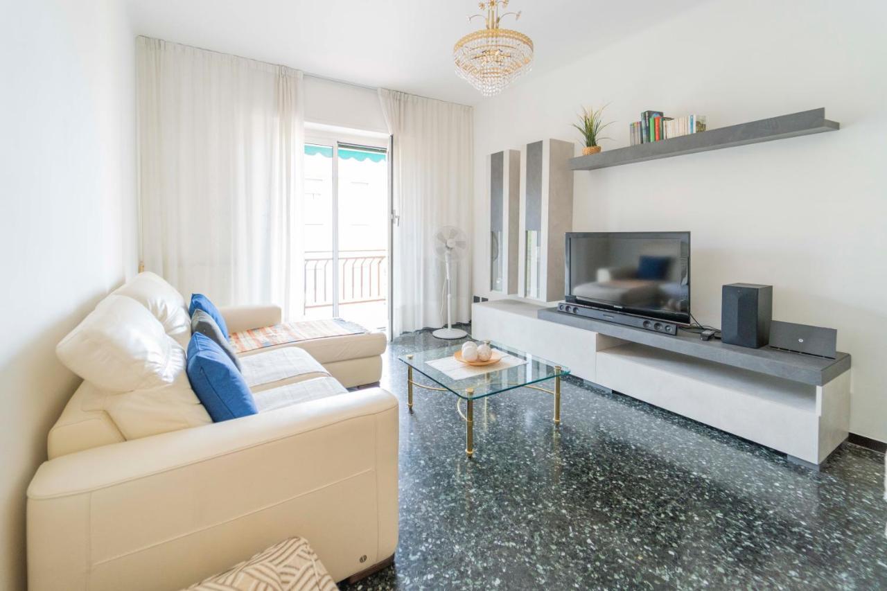 193 - Casa Via Della Chiusa - Centralissimo E Vicino Alla Baia Del Silenzio, Spiaggia E Mare 150M - Parcheggio Gratis Incluso E Aria Condizionata Sestri Levante Luaran gambar